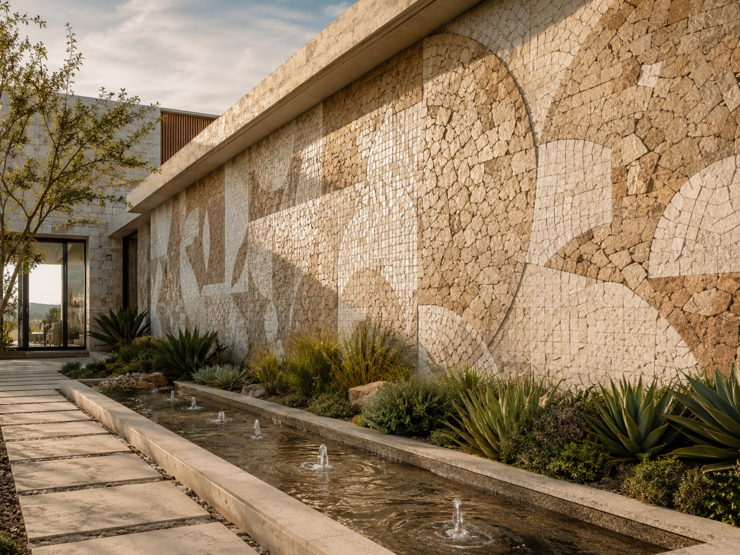 Architectural Entrance Mosaic