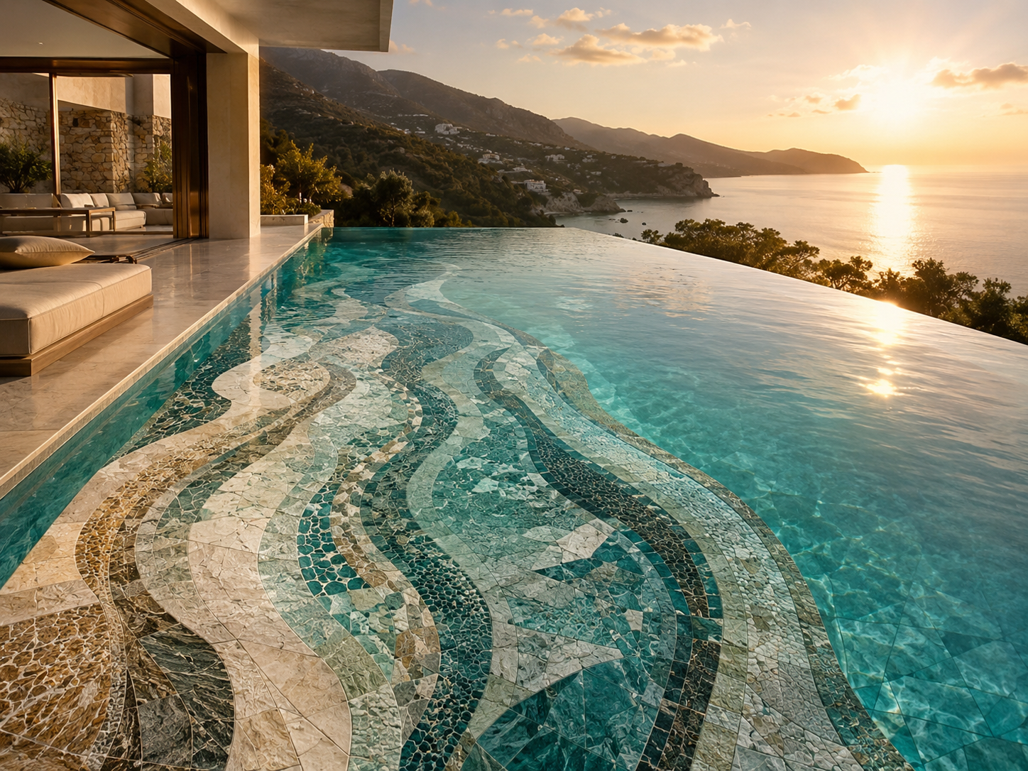 Resort Pool Composition